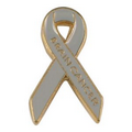 Brain Cancer Awareness Ribbon Lapel Pin